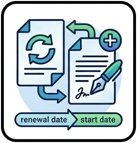 Insurance billing and claims icon